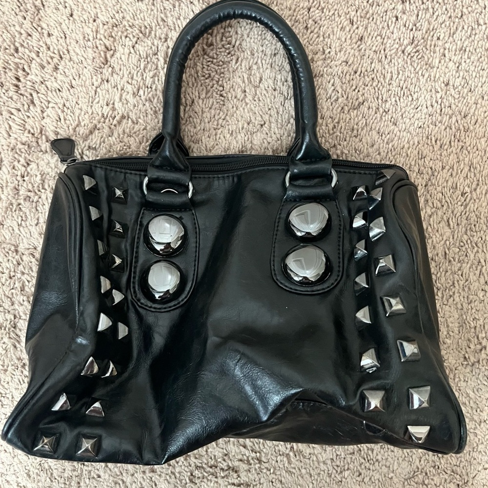 Black Studded Handbag by ALDO